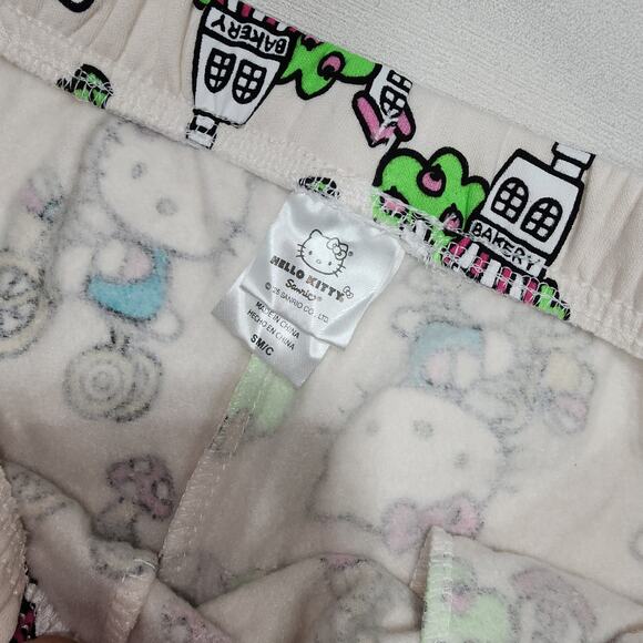 Hello kitty white sweatpants women small - Picture 3 of 7